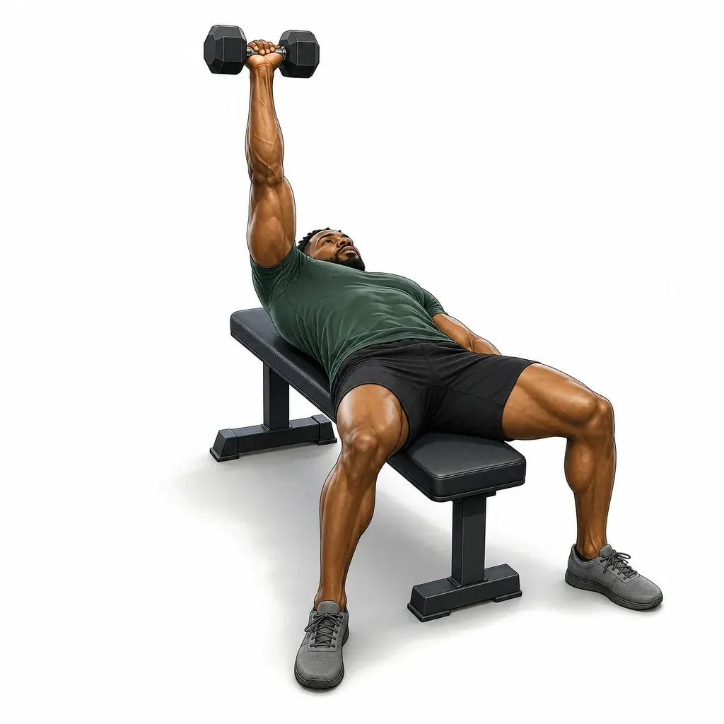 Cross-Body Dumbbell Tricep Extension