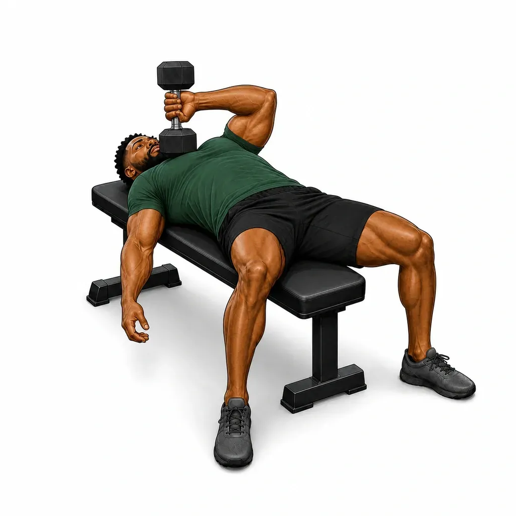 Cross-Body Dumbbell Tricep Extension