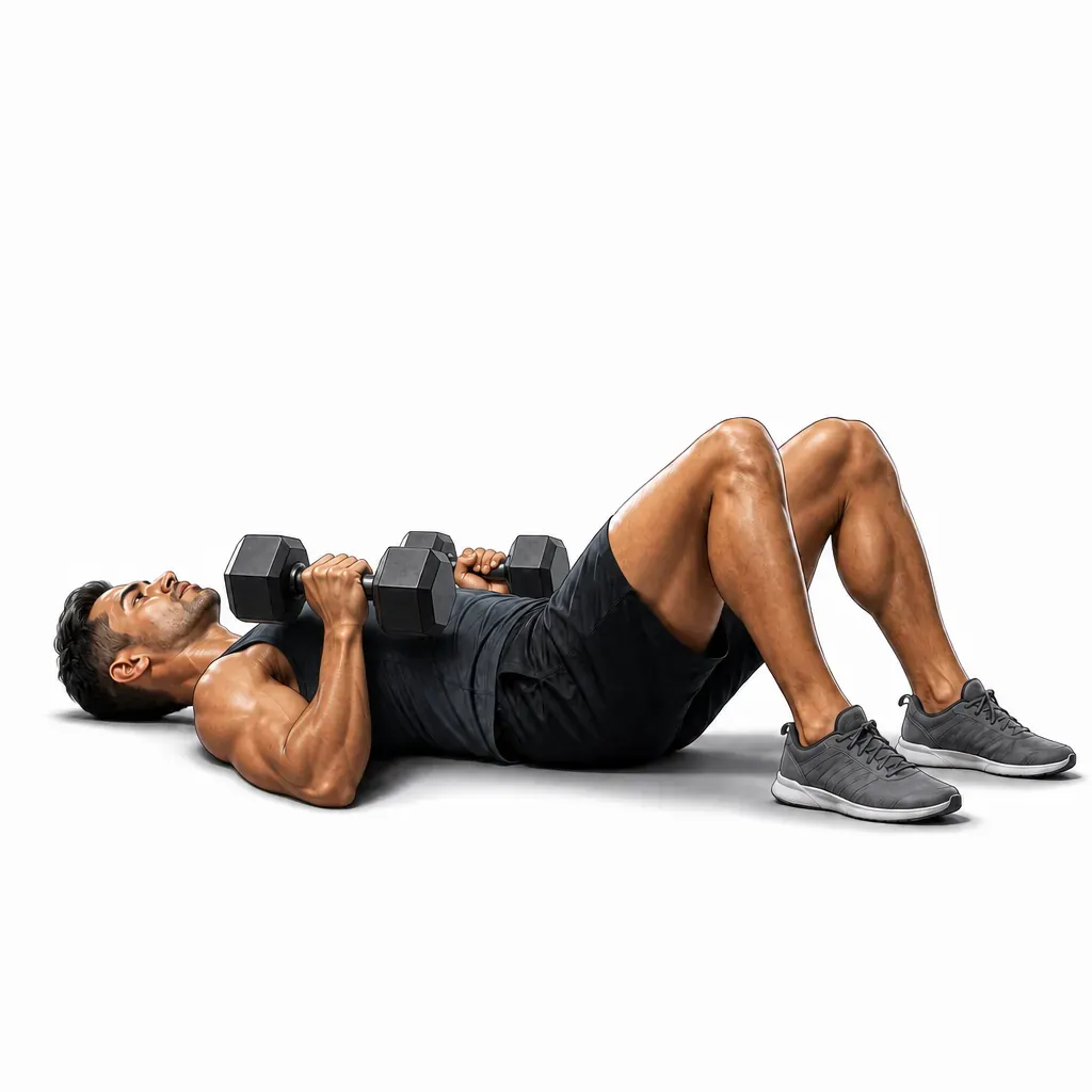 Dumbbell Floor Press