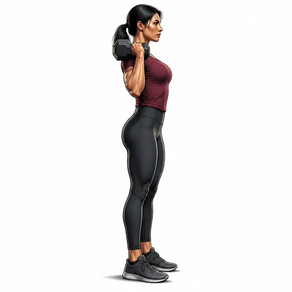 Dumbbell Good Morning