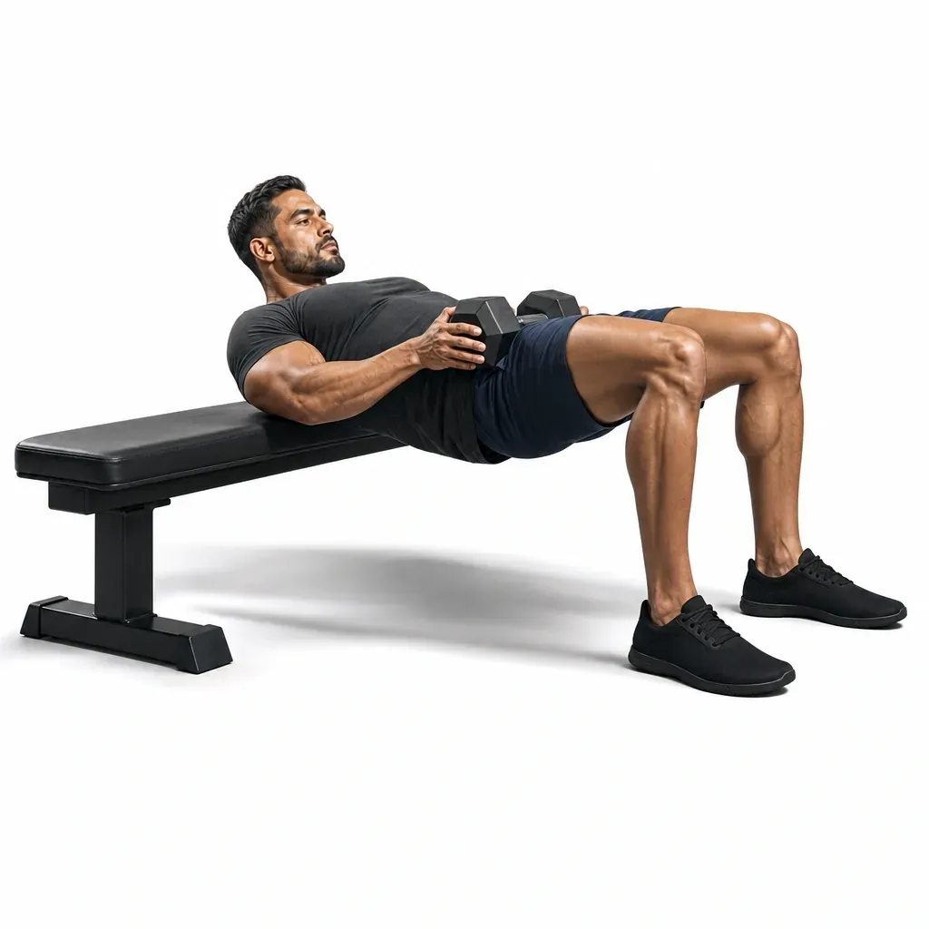 Dumbbell Hip Thrust