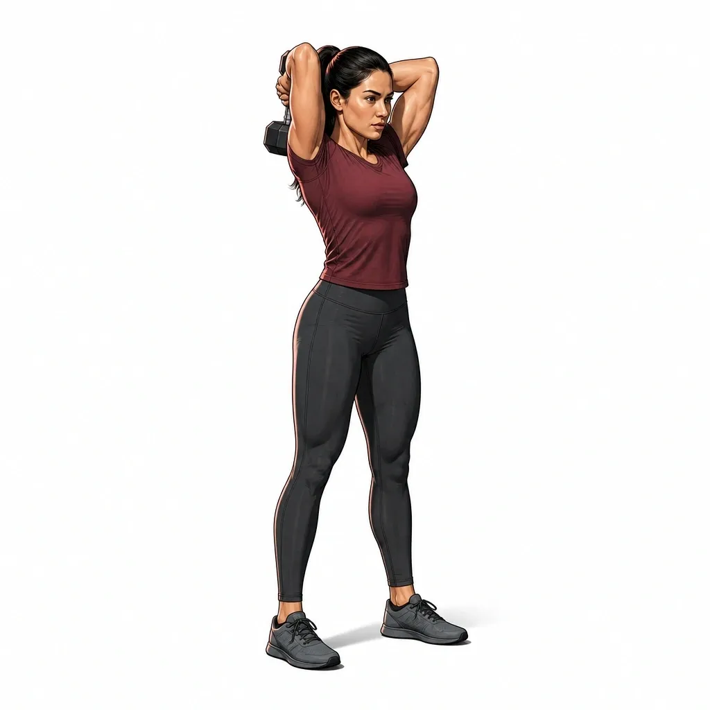 Overhead Dumbbell Tricep Extension