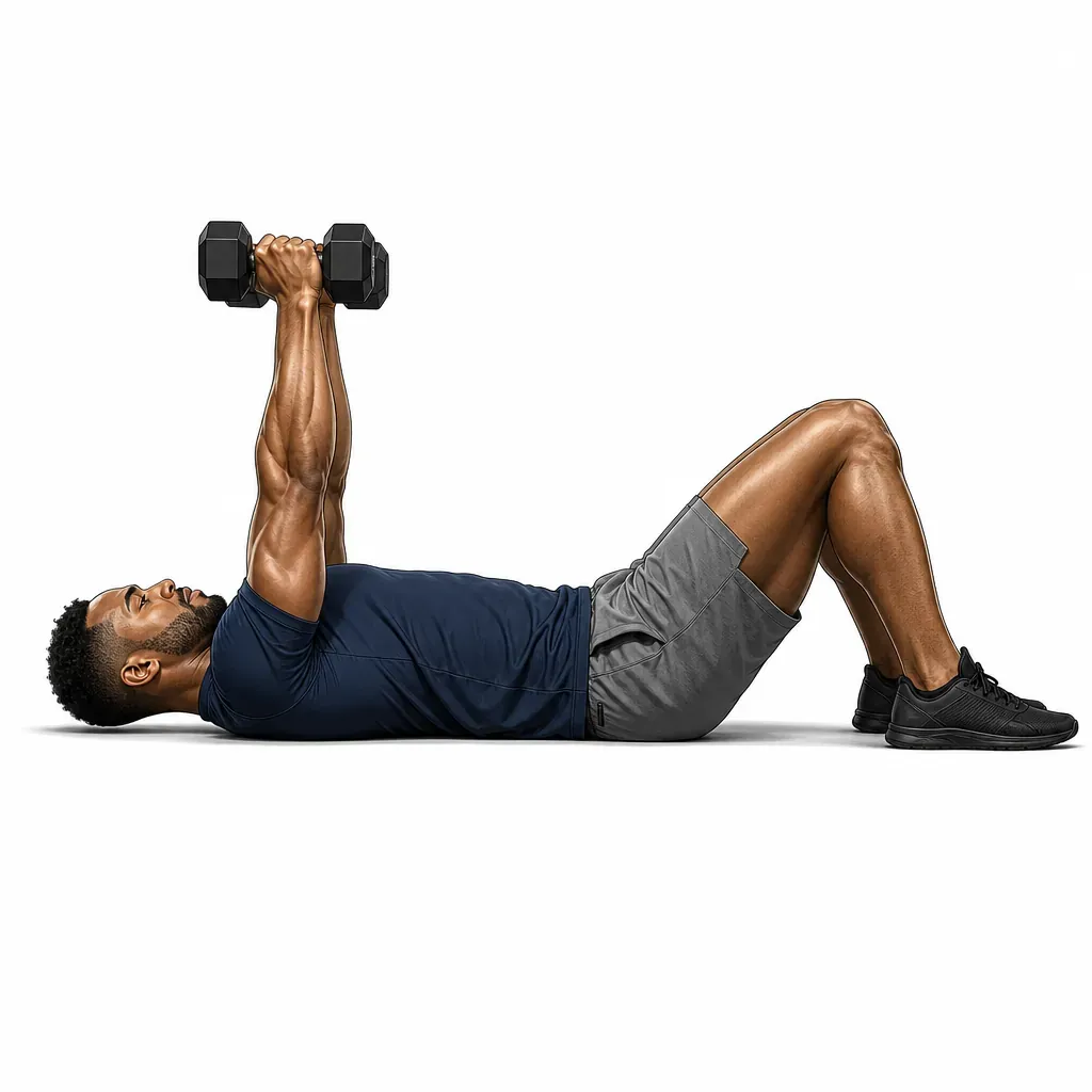 Supine Dumbbell Serratus Punch