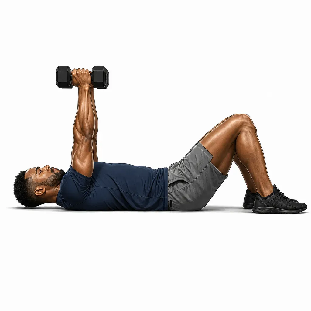 Supine Dumbbell Serratus Punch