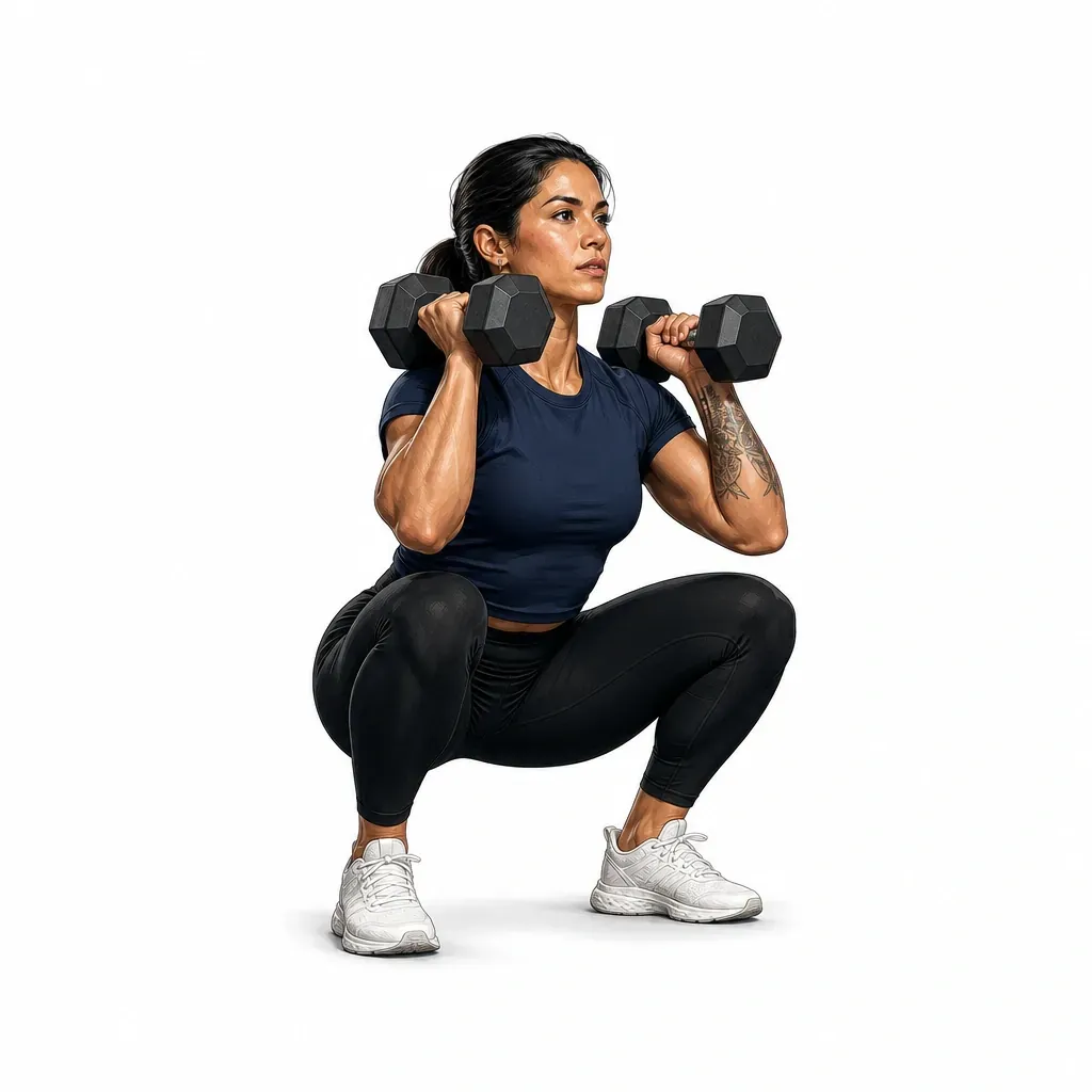 Dumbbell Thruster