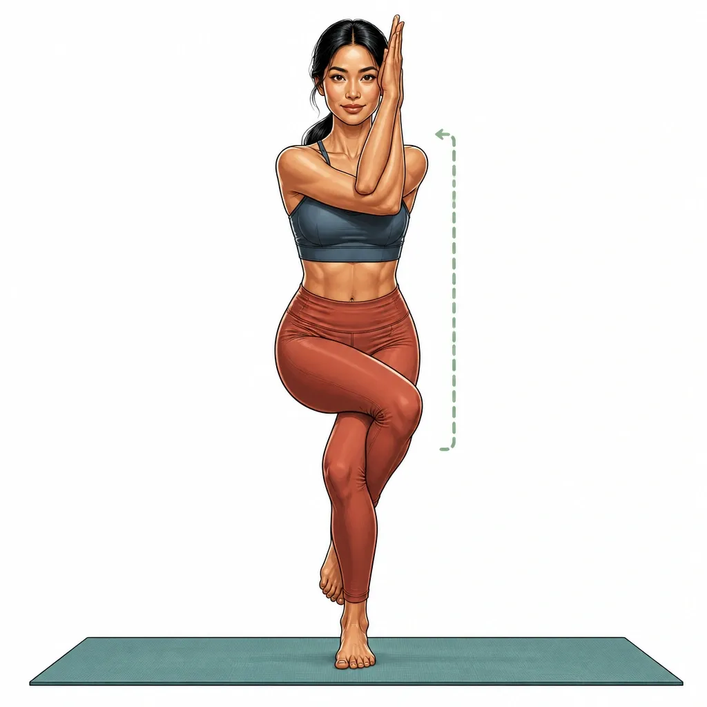 Eagle Pose (Garudasana)