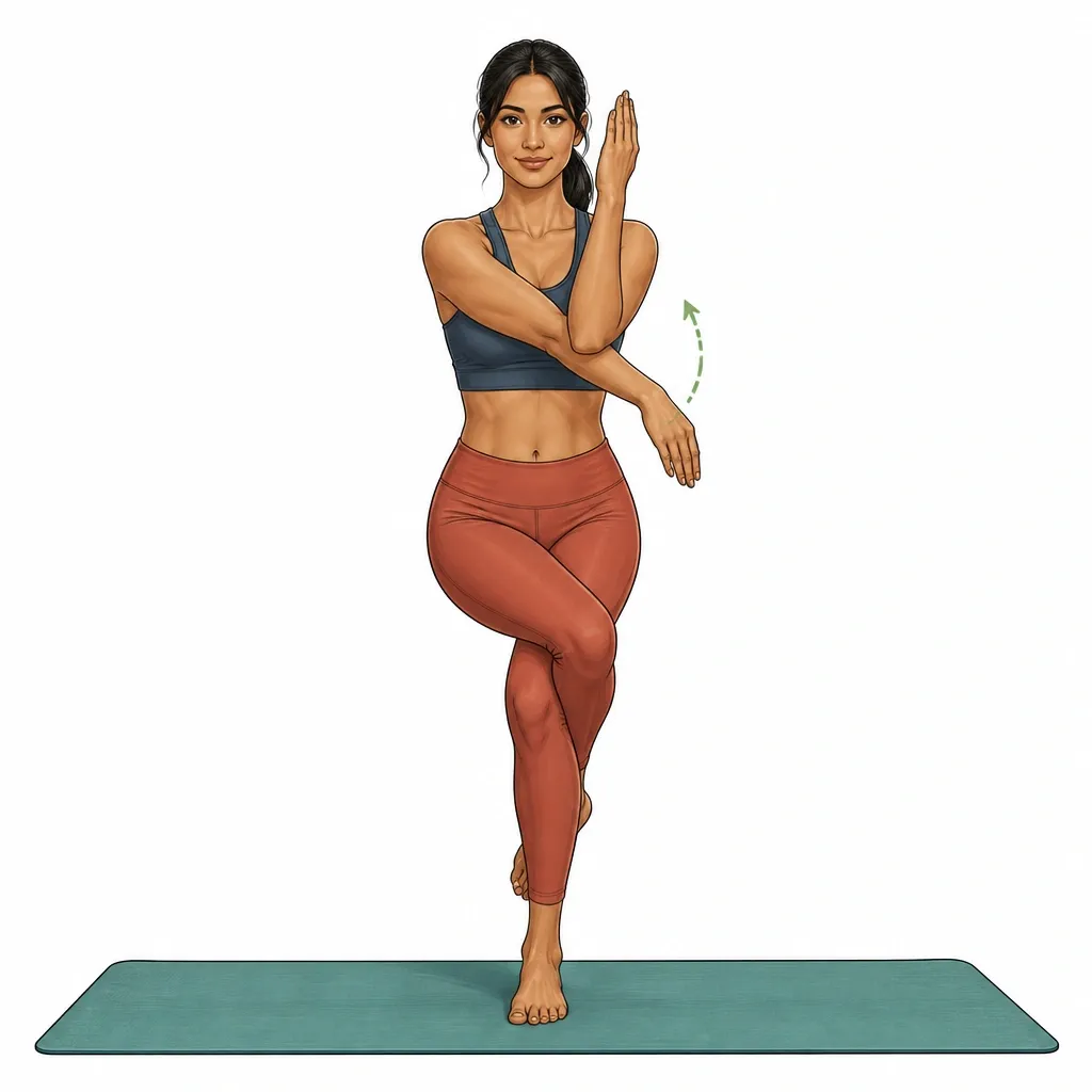 Eagle Pose (Garudasana)