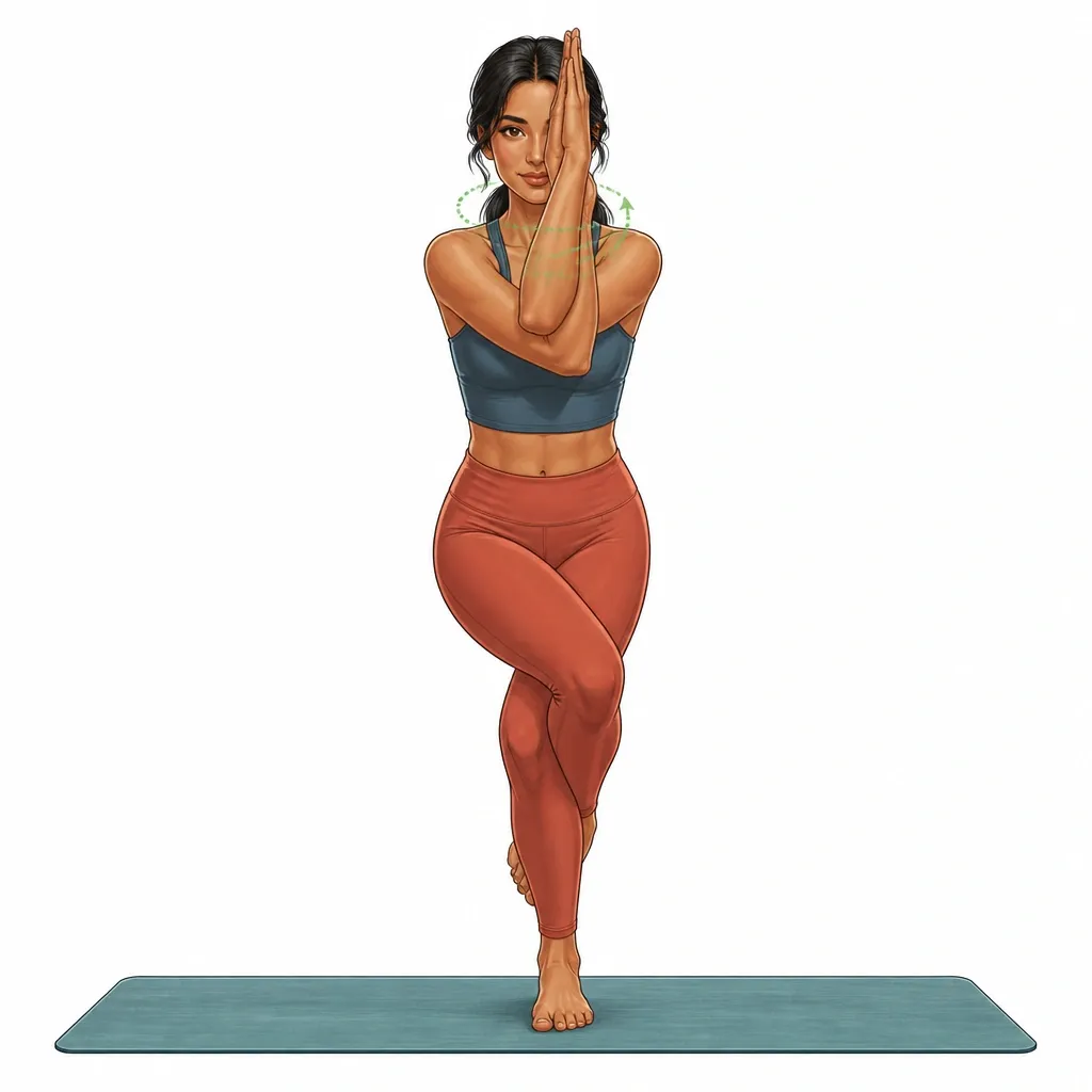Eagle Pose (Garudasana)