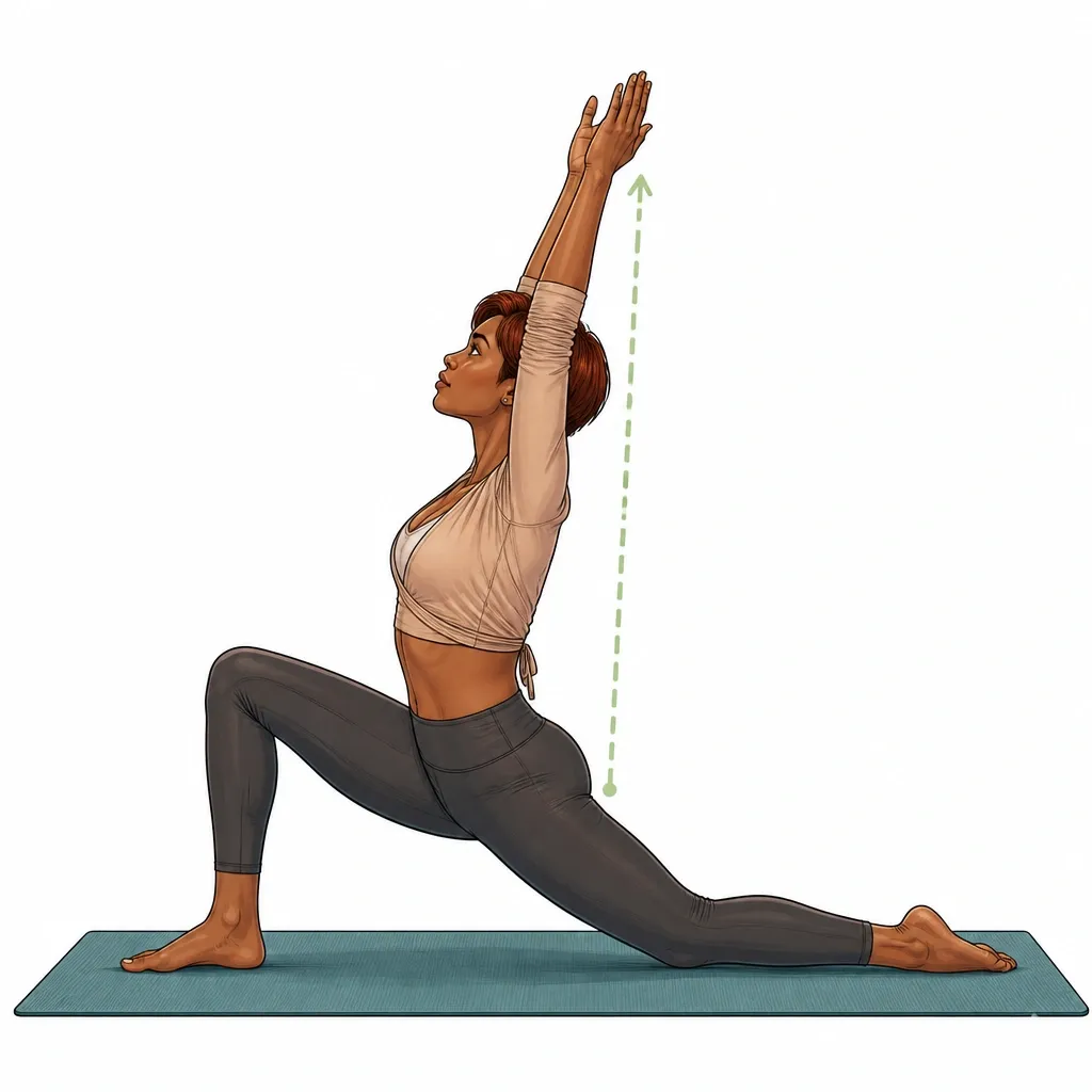 Low Lunge (Anjaneyasana — knee down)