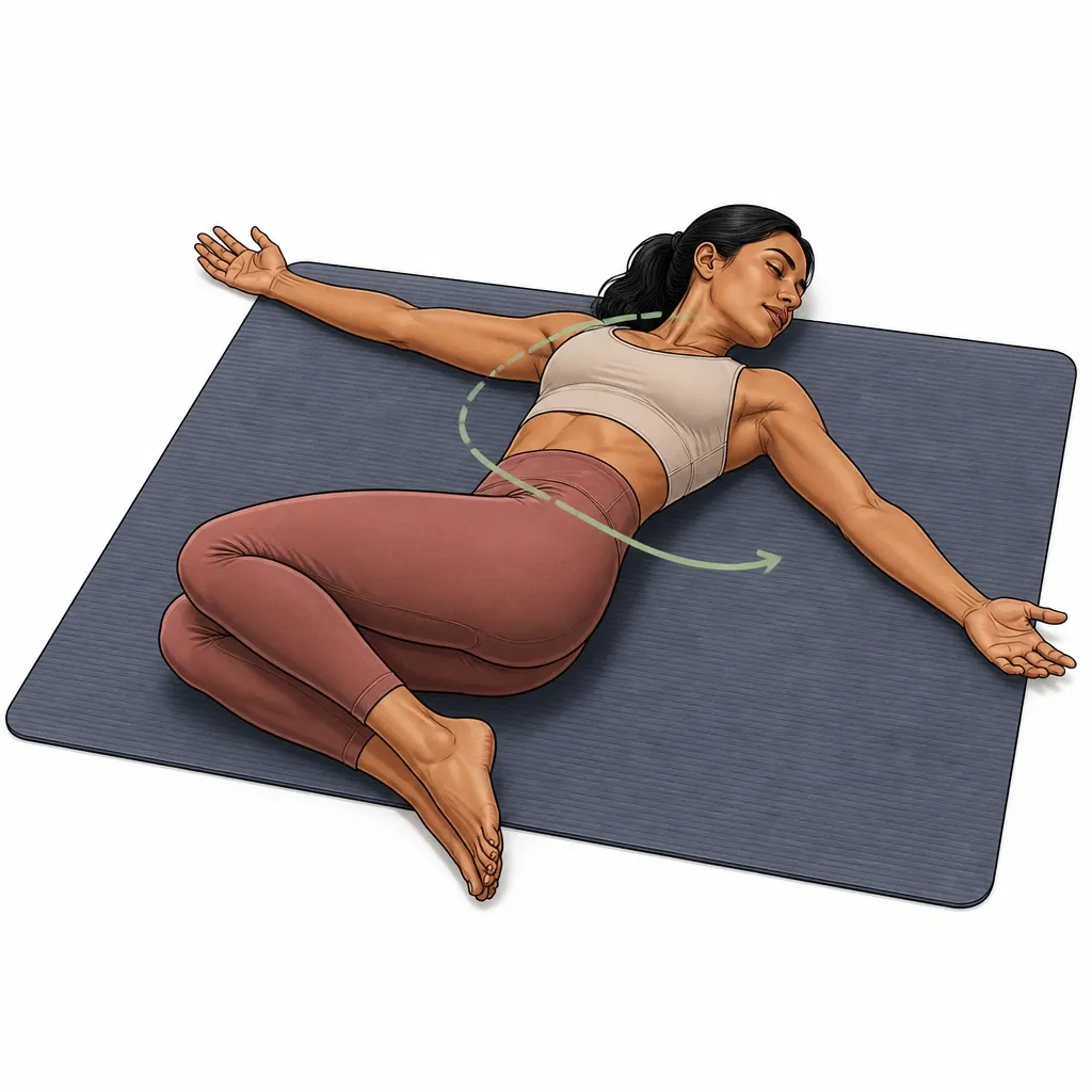 Reclined Spinal Twist (Supta Matsyendrasana)