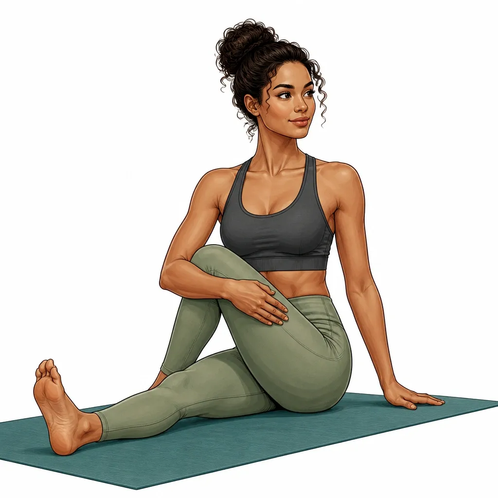 Seated Spinal Twist (Ardha Matsyendrasana)