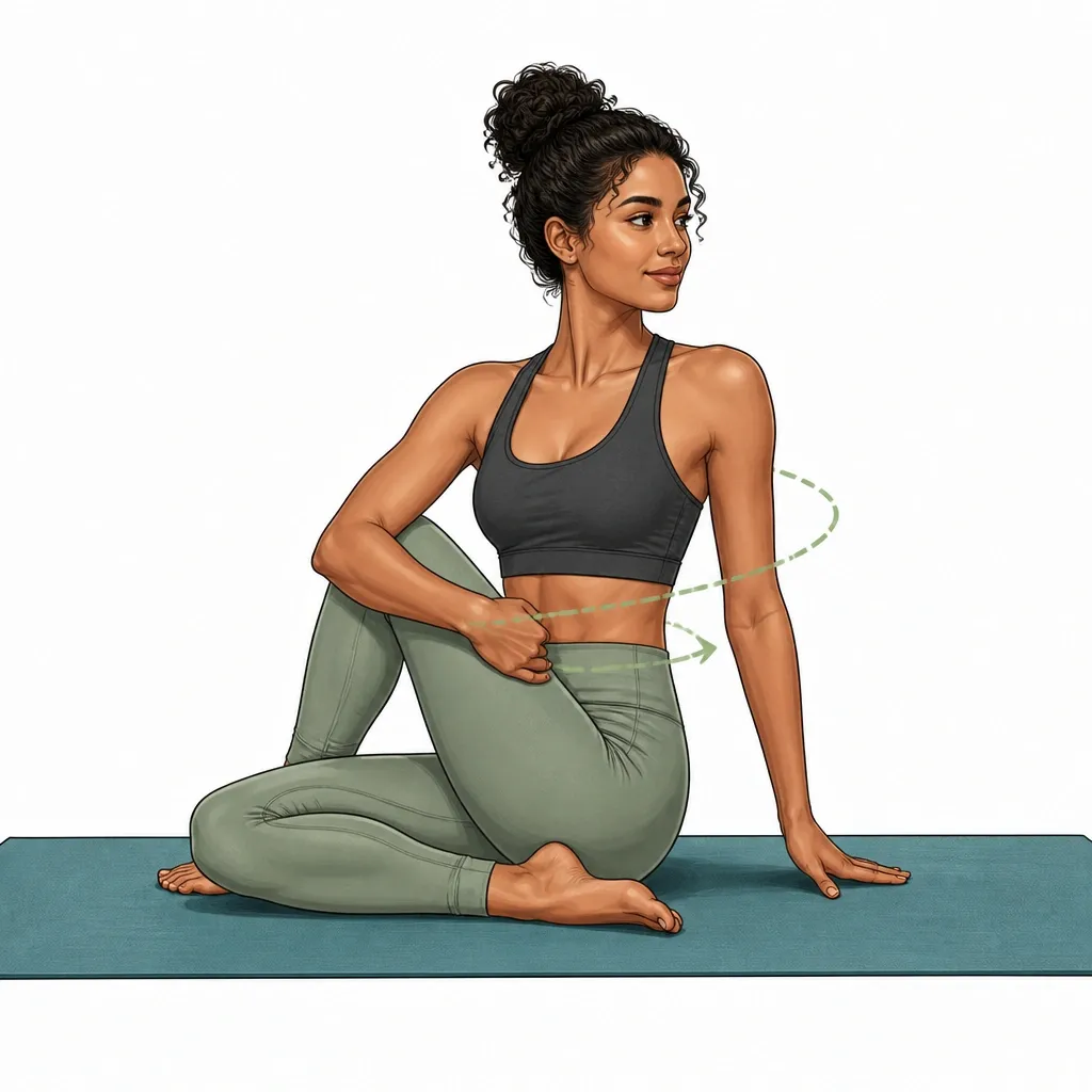 Seated Spinal Twist (Ardha Matsyendrasana)