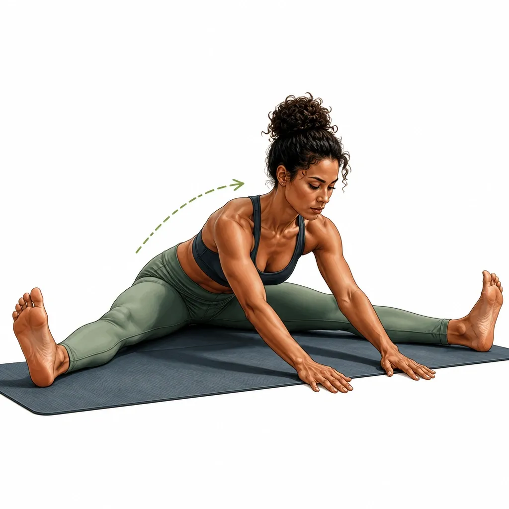 Seated Straddle Good Morning