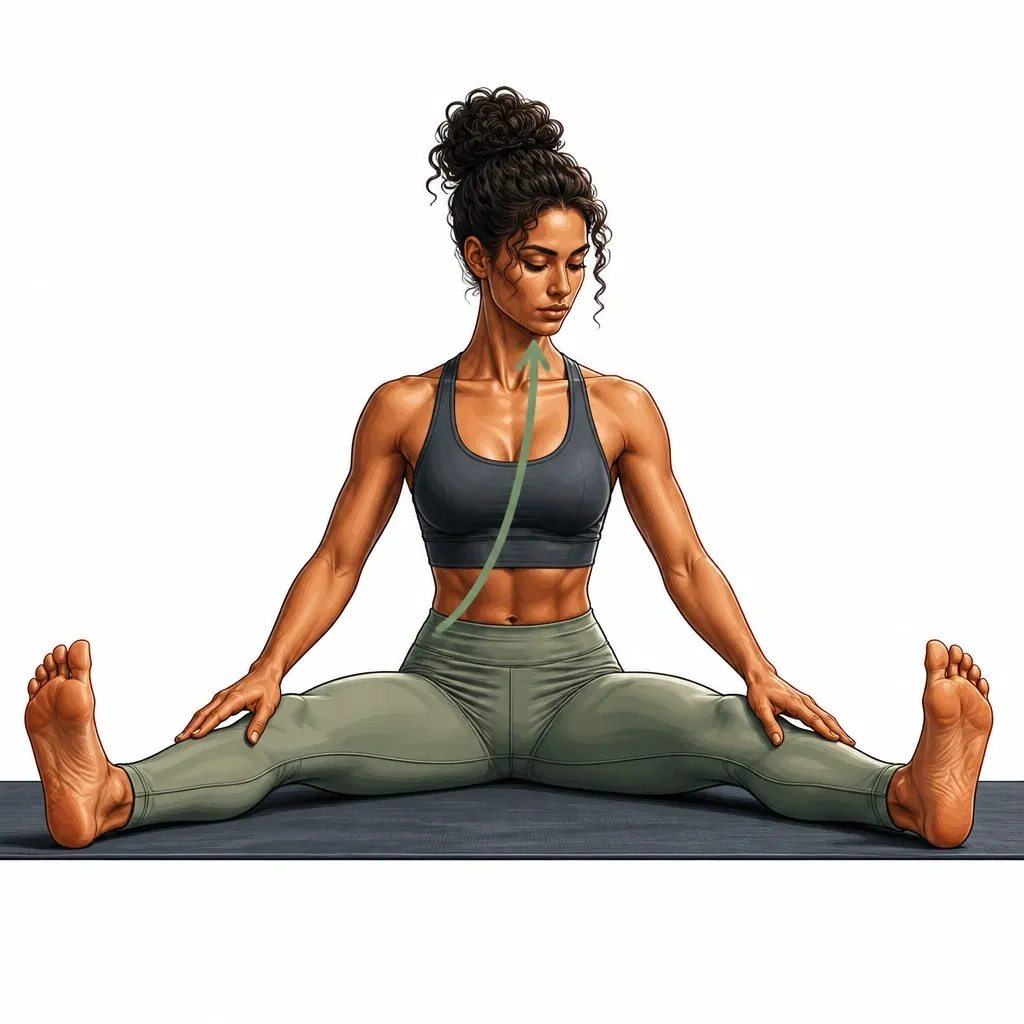 Seated Straddle Good Morning