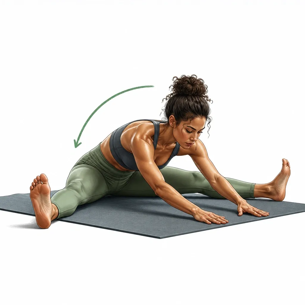 Seated Straddle Good Morning