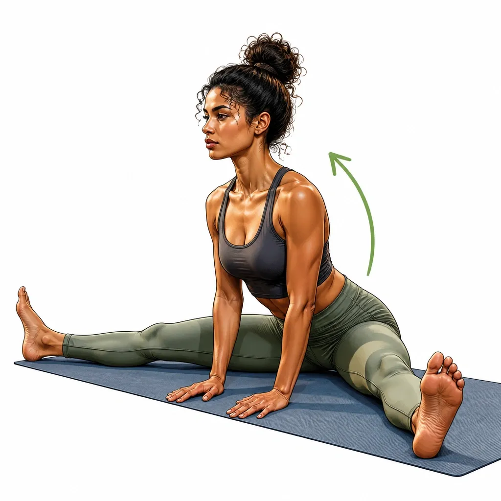 Seated Straddle Good Morning