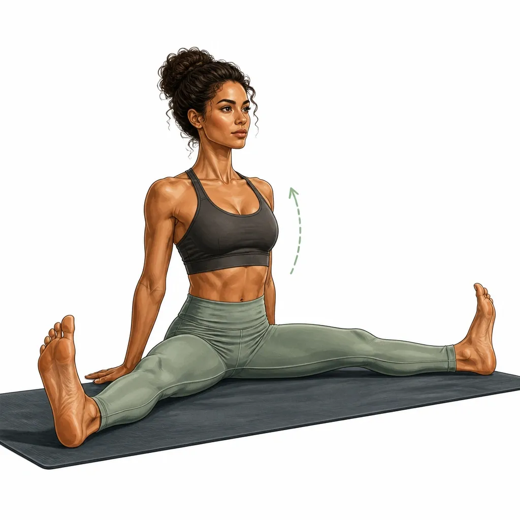 Seated Straddle Prep (Upavistha Konasana)
