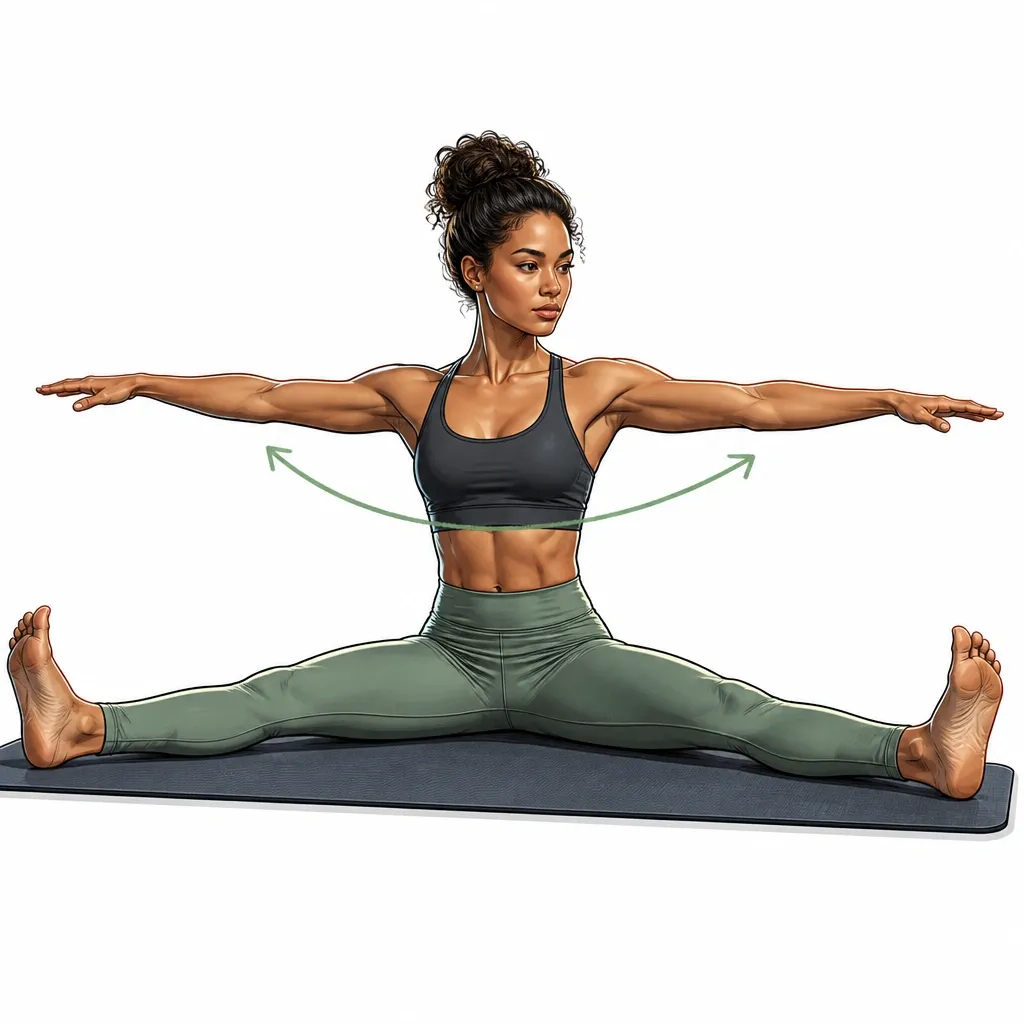 Side-to-Side Straddle Reach