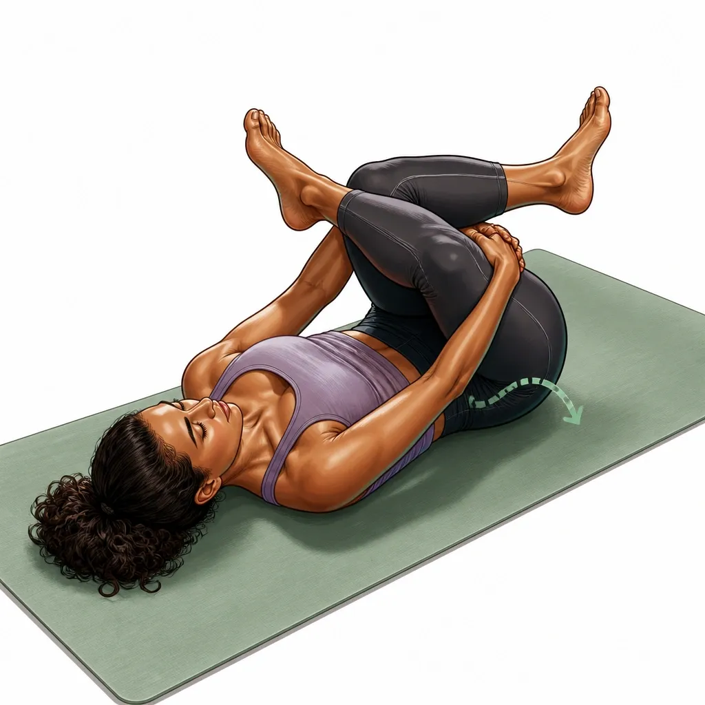 Supine Figure-Four (Reclined Pigeon)