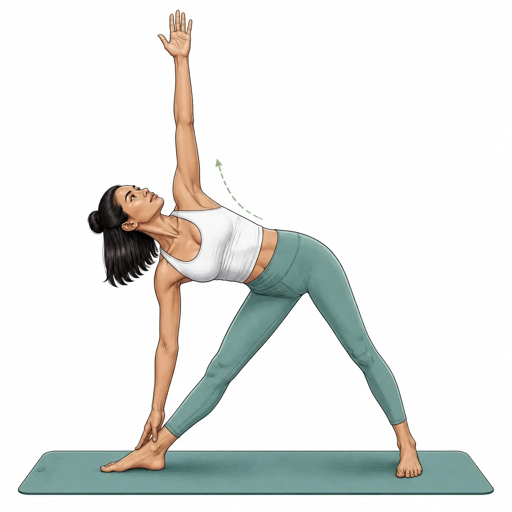 Triangle Pose (Trikonasana)